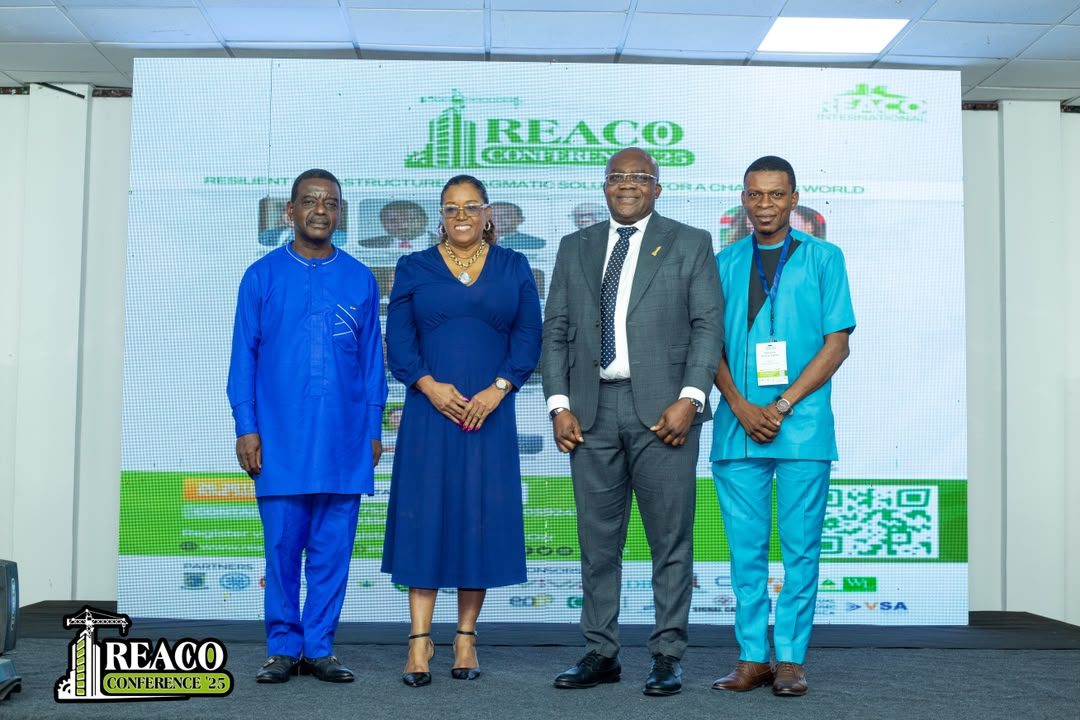 Speakers on stage at the REACO Conference 2025